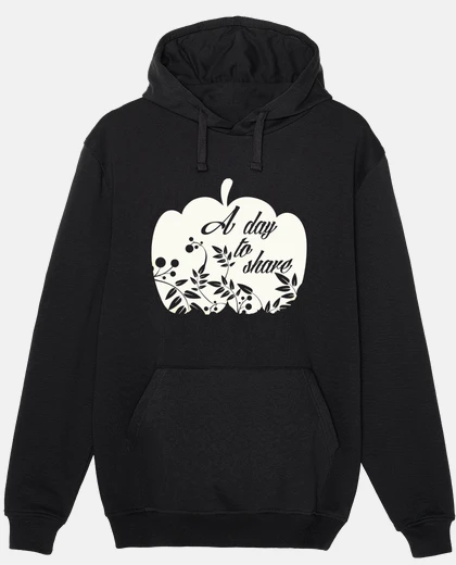 Sudadera Calabaza Compartir dia en blanco