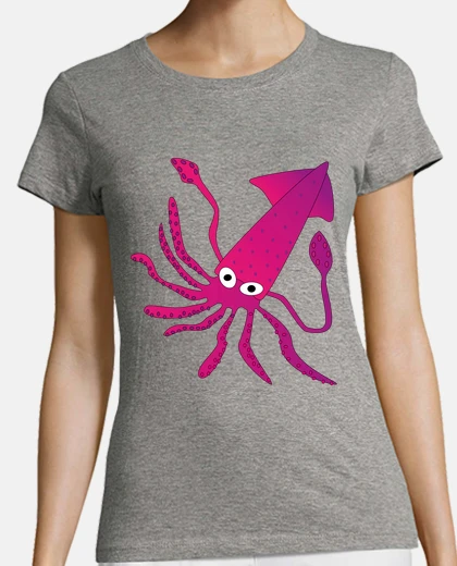 Playera calamar gigante