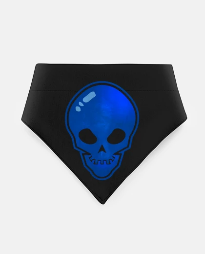 Mascotas calavera azul