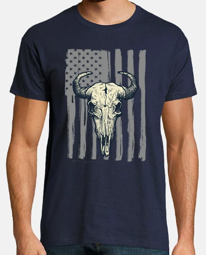 Camiseta Calavera bufalo