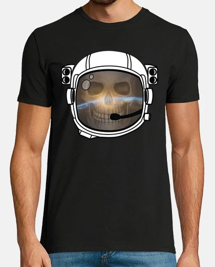 Camiseta Calavera Casco Astronauta Espacio