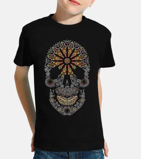 Ropa Calavera Catrina Vidriera Blanco