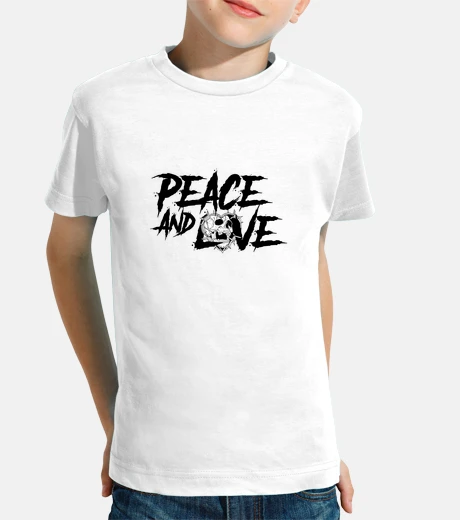 Ropa calavera de paz y amor