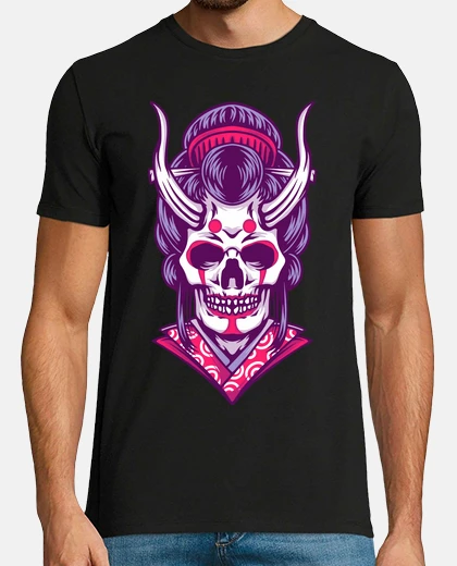Playera CALAVERA GEISHA JAPONESA
