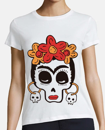 Playera Calavera mexicana, Frida Kahlo