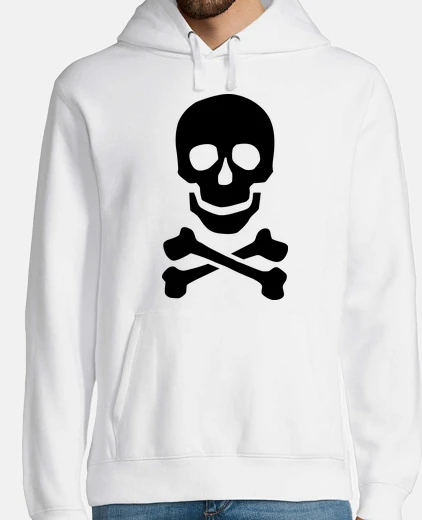 Sudadera calavera pirata