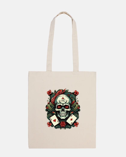 Bolsa Calavera Poker Cartas Casino