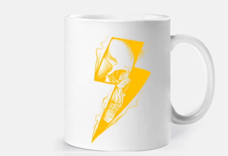 Taza Calavera Rayo