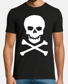 Calavera clásica, blanca