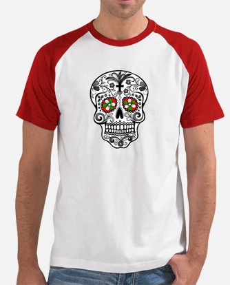 Camiseta calavera best sale mexicana hombre