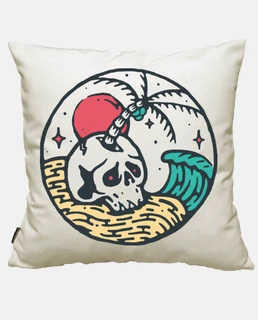 calavera y playa