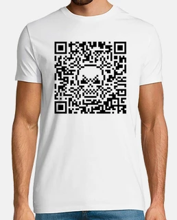 calavera y tibias cruzadas qr pequeño n