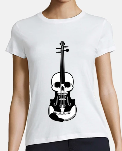 Playera Calaveras - Violín - Skull