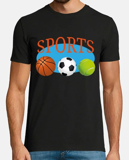 T-shirt calcio  palla e tennis