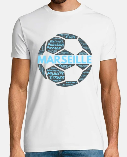 T-shirt calcio dell39orgoglio marsigliese
