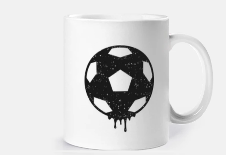 Tazza calcio nero