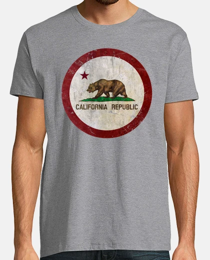 T-shirt Cali for nia republic air force emblema