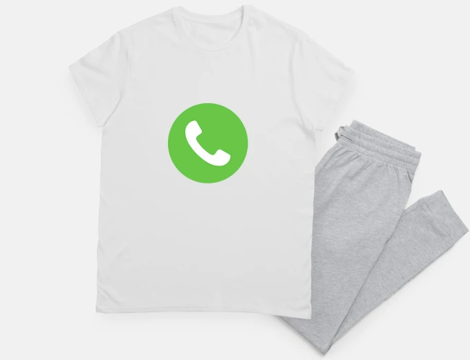 Pajama call mobile symbol funny gift