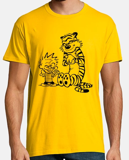Tee-shirt calvin and hobbes