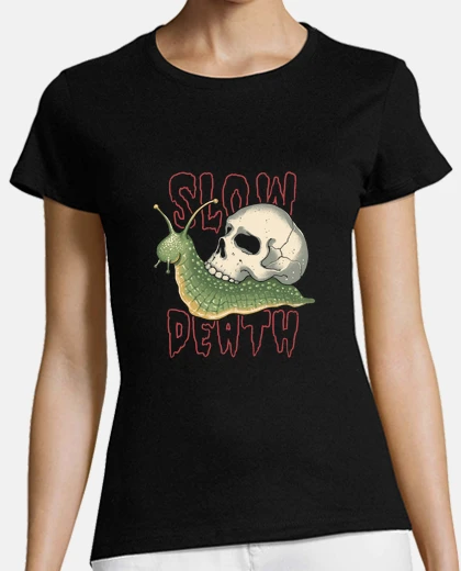 T-shirt camicia da donna lenta morte
