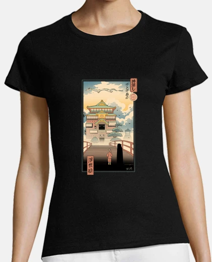 T-shirt camicia da donna ukiyo-e spirits