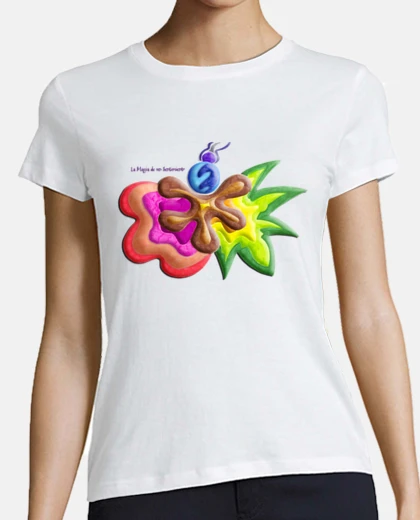 T-shirt camicia donna explosion di colore