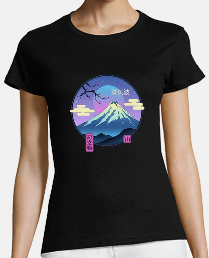 T-shirt camicia donna vapor landscape