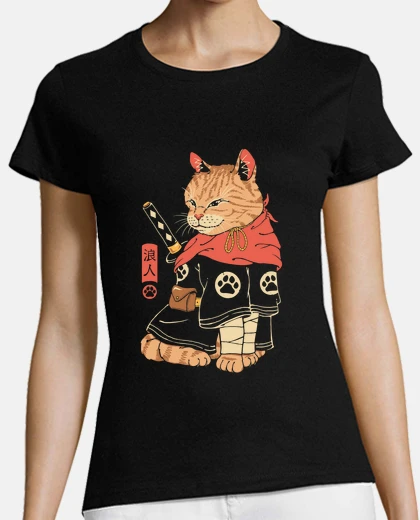 T-shirt camicia neko ronin da donna