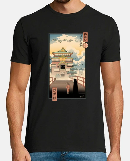 T-shirt camicia ukiyo-e spirit per uomo