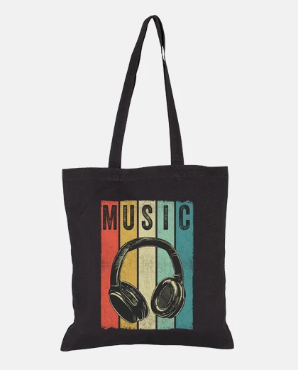 Borsa camicia vintage per cuffie retrò dj