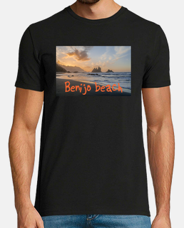 camicia tramonto spiaggia benijo