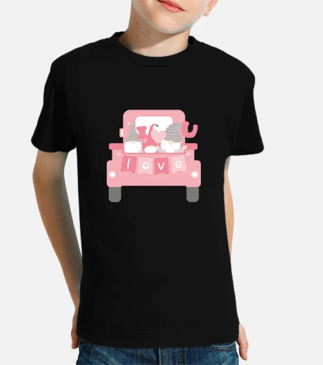 Ropa Camioneta San Valentin - camiseta niña mc