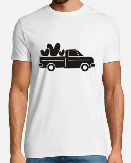 Tee-shirt camionnette à cœur graphique