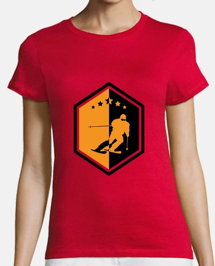 Playera camisa de esquí - snowboard - montaña
