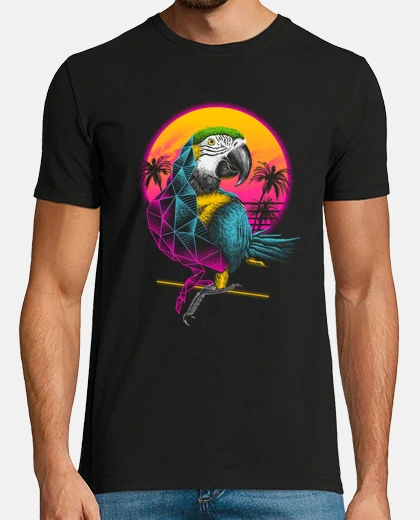 Playera camisa de loro rad para hombre