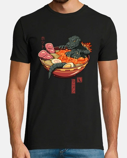 Camiseta camisa de rey ramen de lava picante para hombre