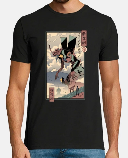 Camiseta camisa eva ukiyo-e para hombre