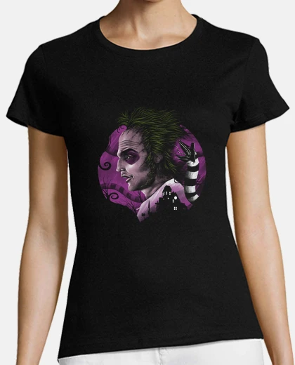 Playera camisa fantasma desviado para mujer