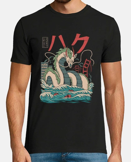 Camiseta camisa haku kaiju para hombre