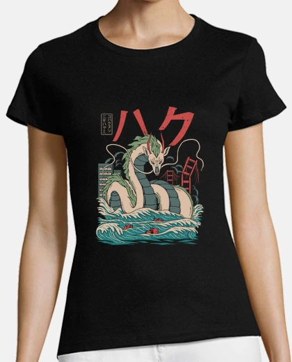 Playera camisa haku kaiju para mujer