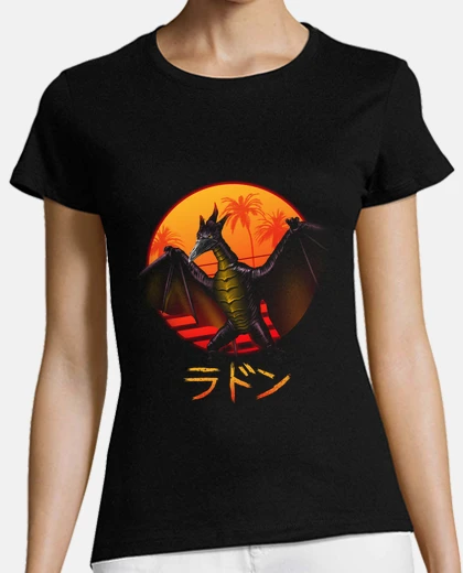 Playera camisa pteranodon rad para mujer