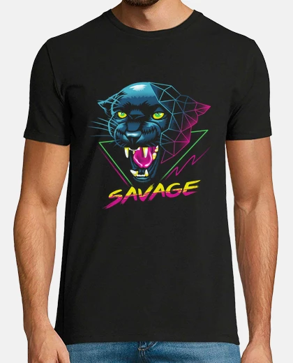 Camiseta camisa salvaje
