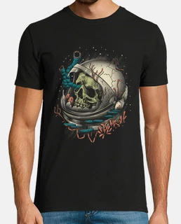 camisa de decaimiento del espacio para hombre