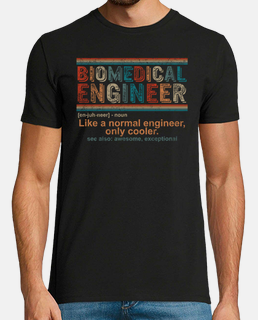 camisa de definición de ingeniero biomédico regalo de ingeniería médica camiseta de regalo de gradua