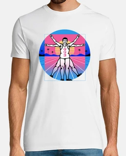camisa de hombre de vitruvio corriendo para hombre