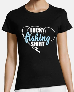 camisa de pesca de la suerte