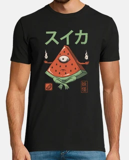 camisa de sandía yokai para hombre