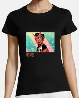 camisa kawaii devil para mujer