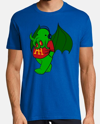 Camiseta - Los Archivos de Arkham - Cthulhu con cascos