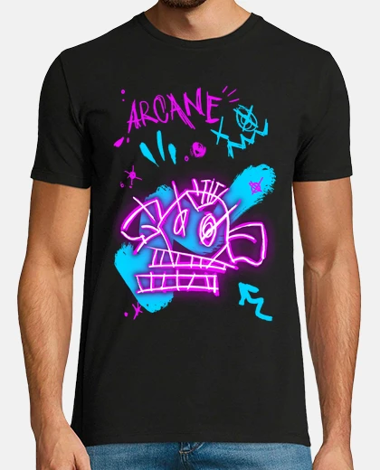 Camiseta Camiseta Arcane dibujos Jinx